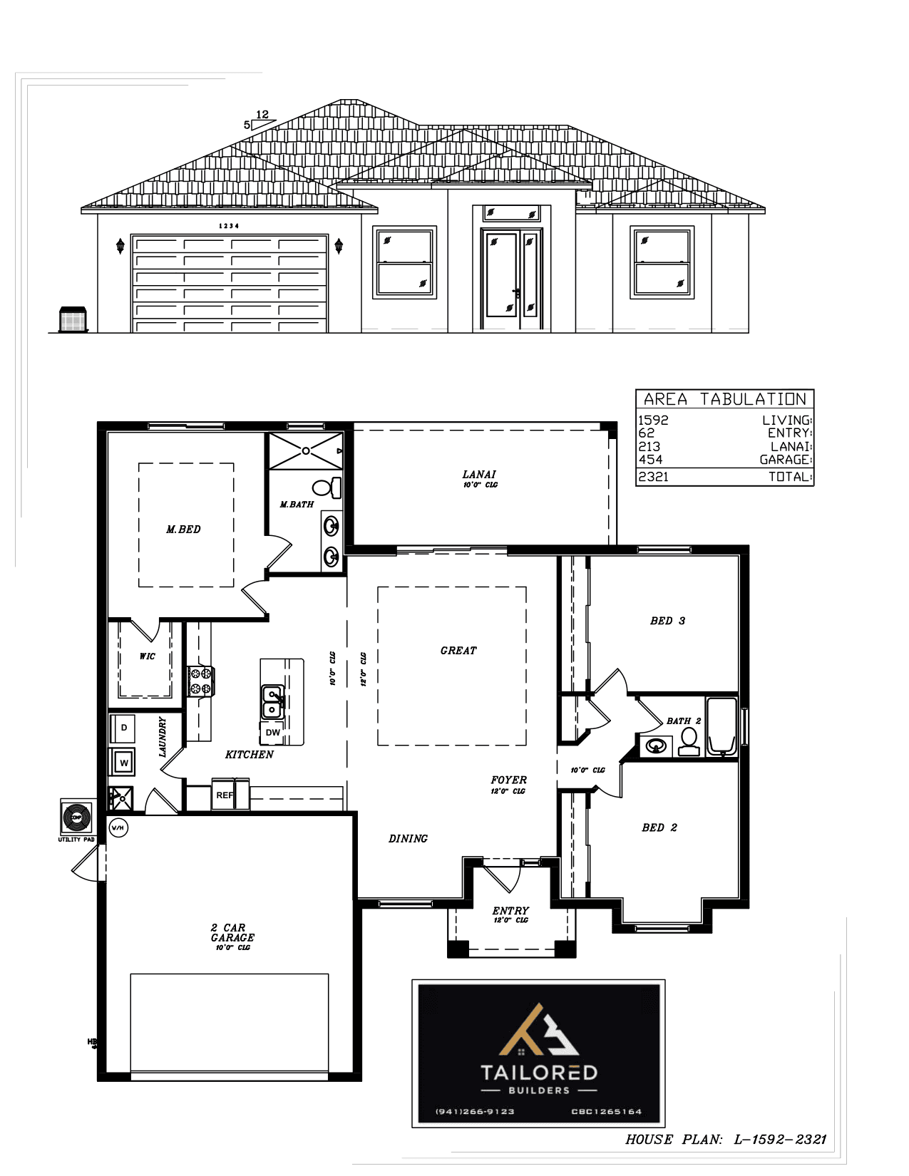 1,600 sq ft floor plan
