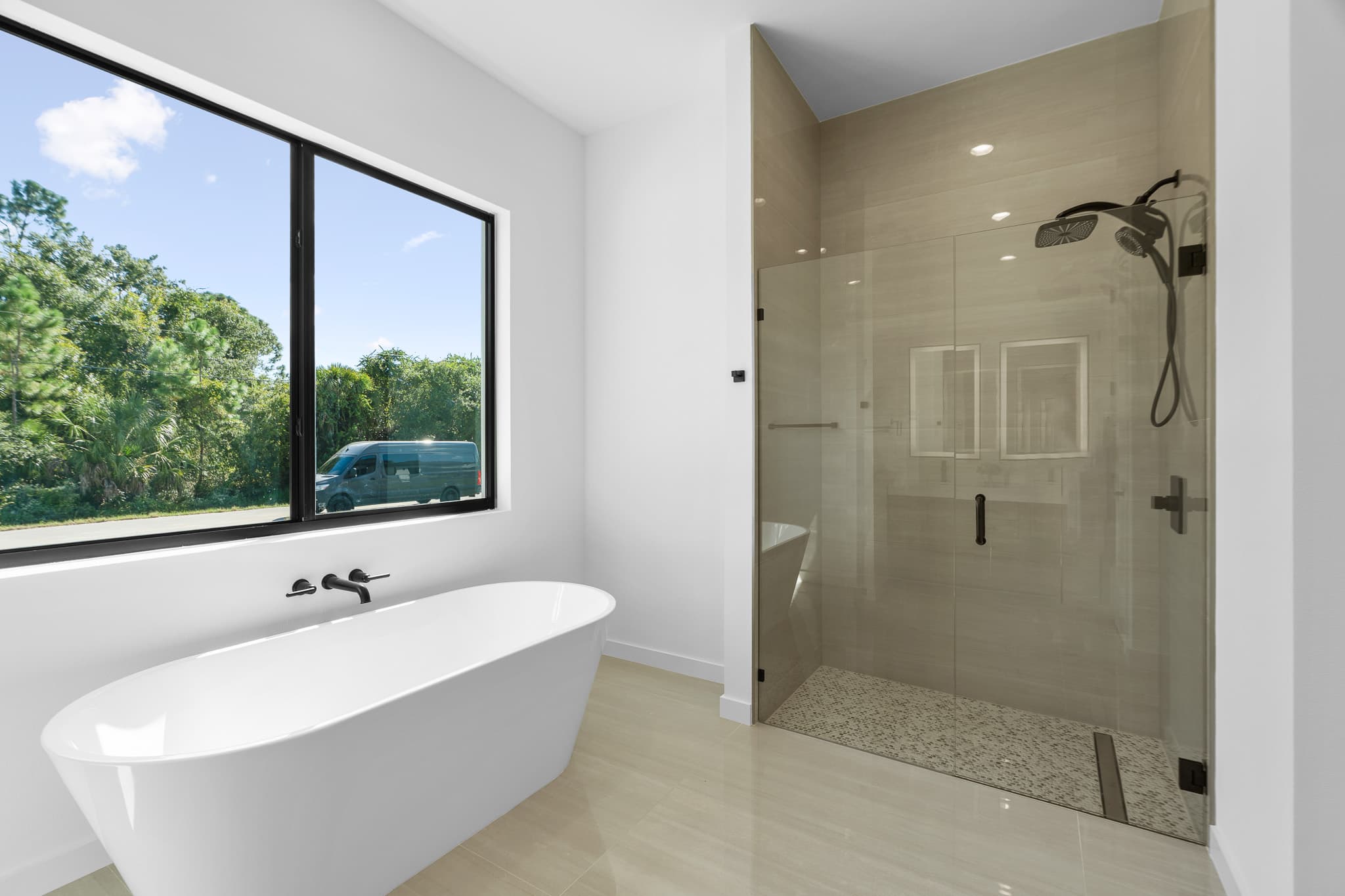 Guest bathroom — shower