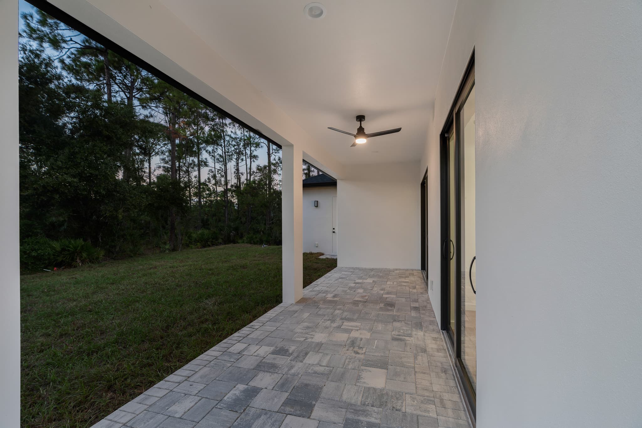 4BR/2BA custom home — backyard