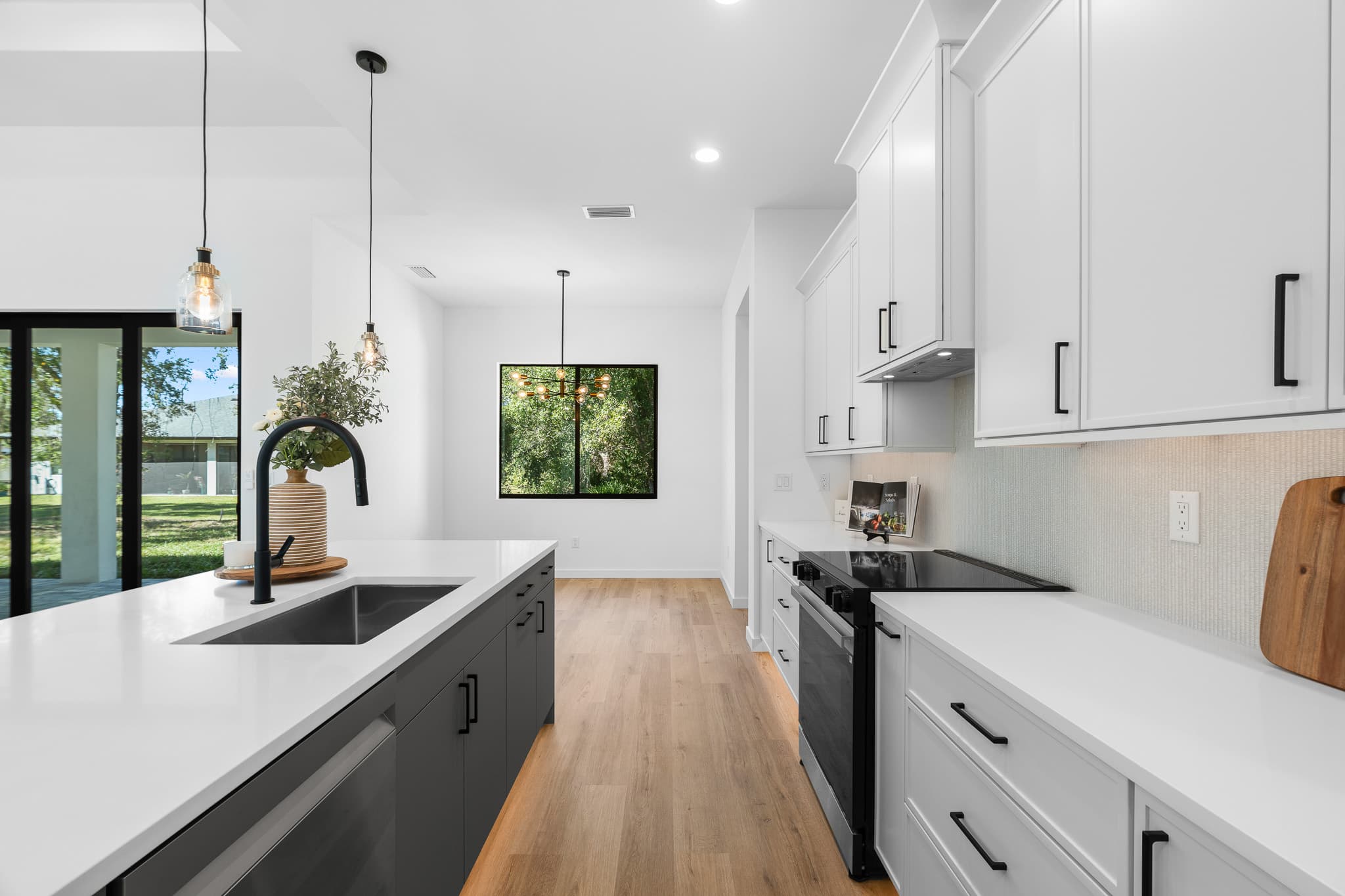 Custom millwork and cabinetry installation detail